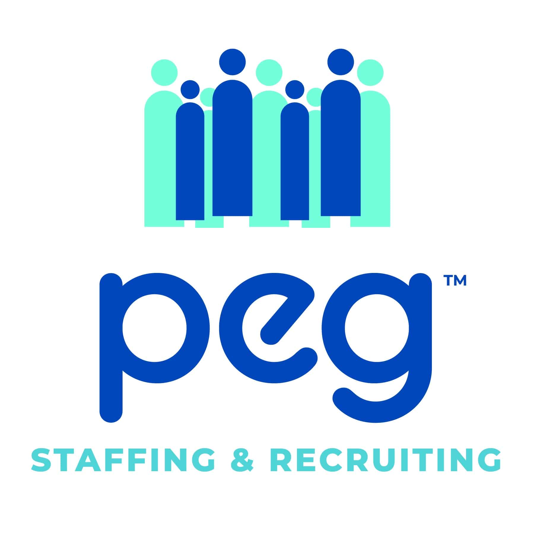 PEG_Staffing & Recruiting Logo_PEG People_CMYK