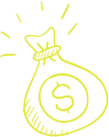 icon money bag