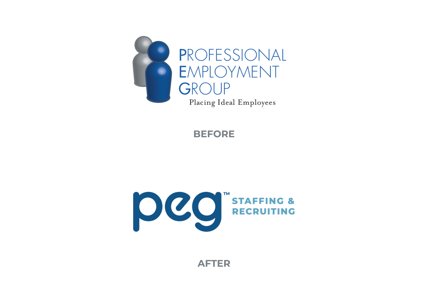 Rebrand Press Release Featured Image Before and after of brand logos
